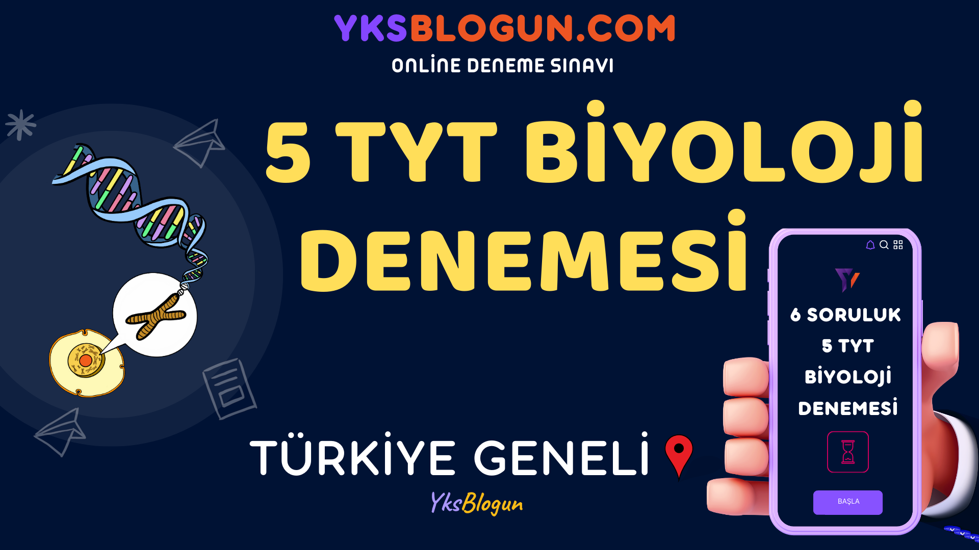 5 TYT Biyoloji Denemesi